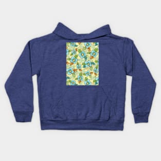 Floral Pattern Art Kids Hoodie